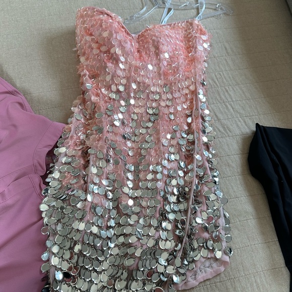 Sequin Cocktail Dress- Sherri Hill - Picture 2 of 3